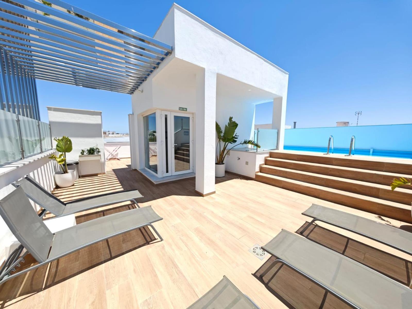 Apartamento A Estrenar En Planta Primera C Con Piscina Barbate Buitenkant foto